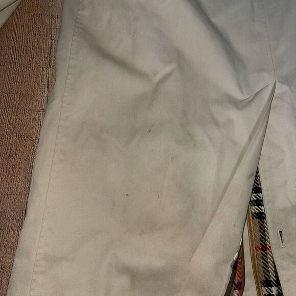 Vintage Burberrys London khaki trench coat size 50 regular - Picture 12 of 14